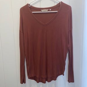 Athleta V Neck long sleeve